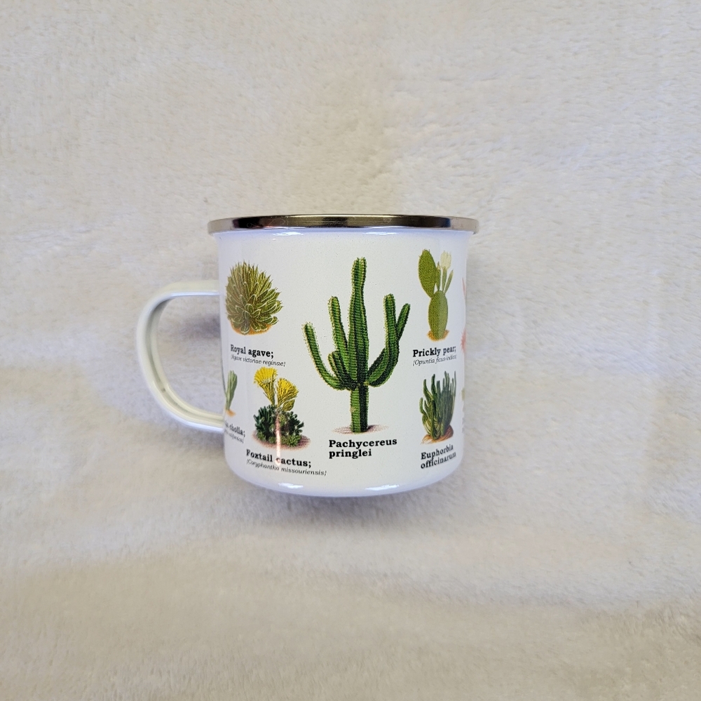 Vintage rimmed coffee mug
